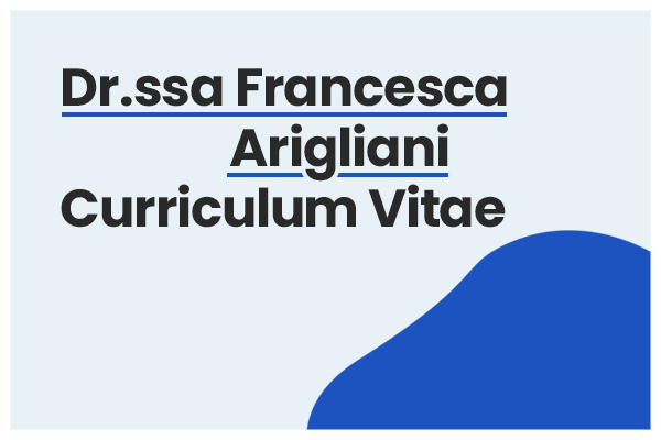curriculum francesca arigliani